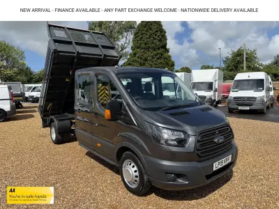 Used Ford Transit 130 HP (95 kW) 2019 Grey Cabriolet