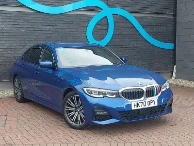 Used BMW 320 M Sport 184 HP (135 kW) 2021 Blue Sedan