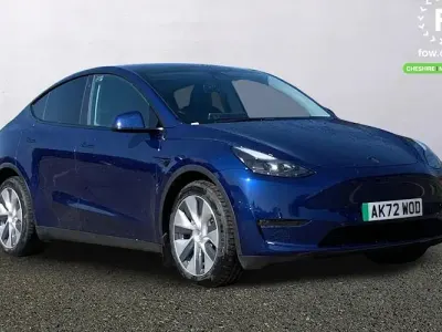 Used Tesla Model Y Long Range AWD 378 kW (514 HP) 2022 Blue SUV