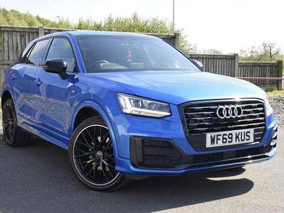 Begagnad Audi Q2 Black Edition 116 HK (85 kW) 2019 Blå SUV