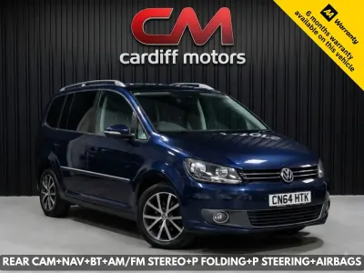 Used VW Touran SE 140 HP (102 kW) 2014 Blue MPV
