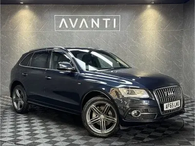 Used Audi Q5 S-line plus 258 HP (189 kW) 2015 Blue SUV