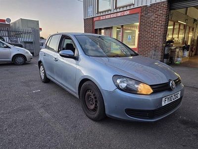 Used VW Golf VI S 122 HP (89 kW) 2010 Blue Hatchback