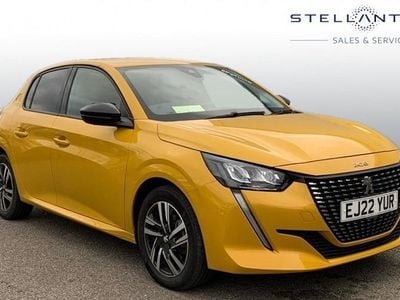 Used Peugeot 208 Allure Premium 102 HP (75 kW) 2022 Yellow Hatchback