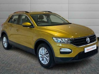Used VW T-Roc S 115 HP (84 kW) 2019 Yellow SUV