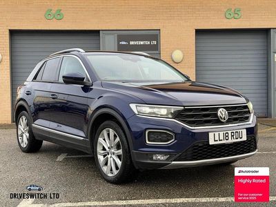Used VW T-Roc SEL 150 HP (110 kW) 2018 Blue SUV