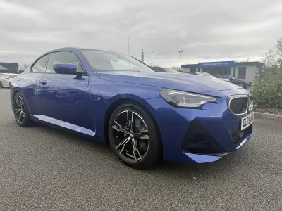 New BMW 220 M Sport 181 HP (133 kW) 2026 Blue Coupe