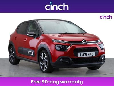 Red Used 2021 Citroën C3 PureTech Hatchback | £10,249 (A bit pricey)