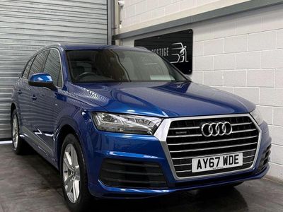 Used Audi Q7 S-Line 2017 Blue SUV