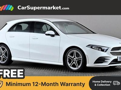 Used Mercedes A180 AMG line 116 HP (85 kW) 2019 White Hatchback