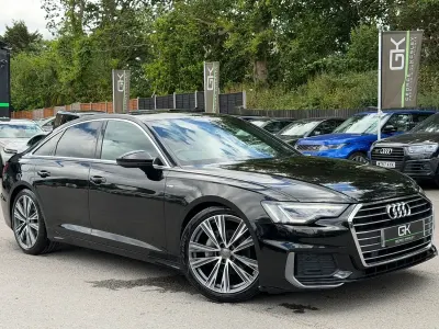 Used Audi A6 S-Line 204 HP (150 kW) 2018 Black Sedan