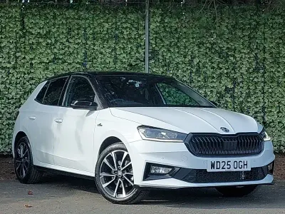Used Skoda Fabia Monte Carlo 116 HP (85 kW) 2025 White Hatchback