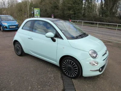 Used Fiat 500 Lounge 69 HP (50 kW) 2016 Green Hatchback