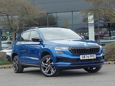 Used Skoda Karoq SportLine 150 HP (110 kW) 2025 Blue SUV