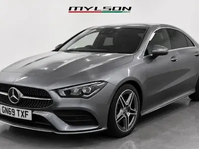 Used Mercedes CLA220 AMG Line Premium 190 HP (139 kW) 2019 Grey Coupe