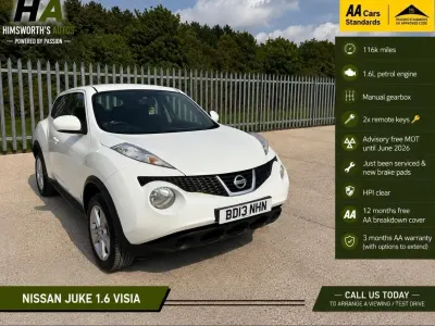 Used Nissan Juke Visia 94 HP (69 kW) 2013 White SUV