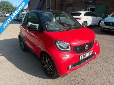 Used Smart ForTwo Electric Drive Premium 60 kW (82 HP) 2018 Black Coupe