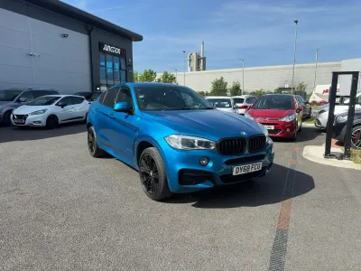 Used BMW X6 M Sport 2018 Blue SUV