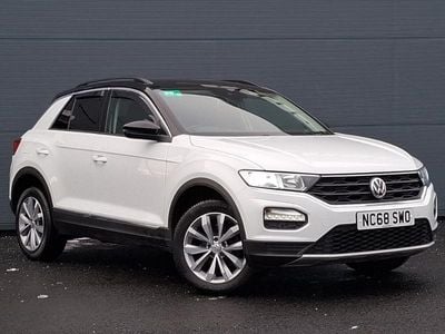 Used VW T-Roc Design 115 HP (84 kW) 2019 White SUV