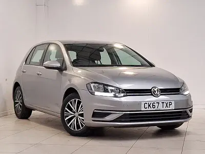 Used VW Golf VII SE 125 HP (91 kW) 2017 Silver Hatchback