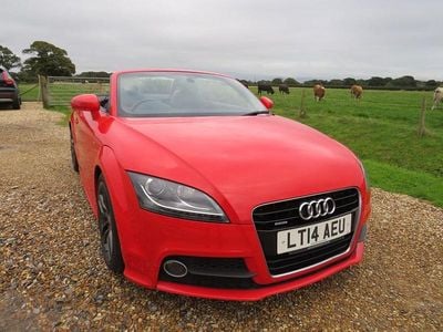 Used Audi TT S-Line 184 HP (135 kW) 2014 Red Cabriolet