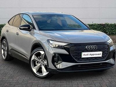 Pebble grey, solid Used 2025 Audi Q4 e-tron Black Edition SUV | £49,950