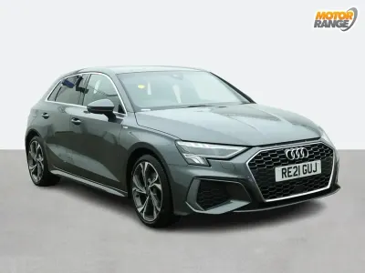 Used Audi A3 S-Line 150 HP (110 kW) 2021 Grey Sedan