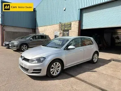 Used VW Golf VII SE 105 HP (77 kW) 2014 Silver Hatchback