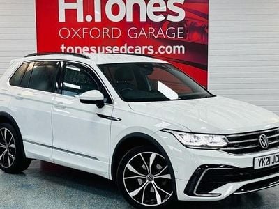 White Used 2021 VW Tiguan R-line SUV | £23,695 (Fair price)