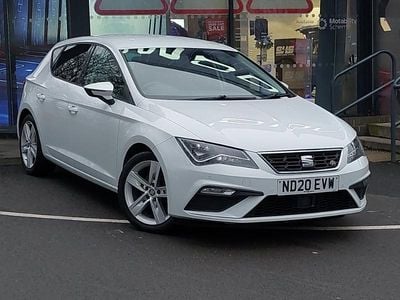 Used Seat Leon FR 150 HP (110 kW) 2020 White Hatchback