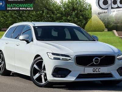 Used Volvo V90 R-Design 190 HP (139 kW) 2018 White Estate