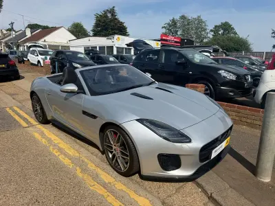 Used Jaguar F-Type R-Dynamic 300 HP (220 kW) 2018 Silver Cabriolet