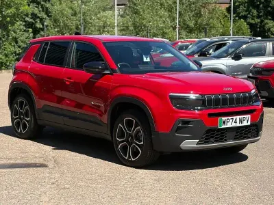 Used Jeep Avenger EV Summit 113 kW (154 HP) 2025 Red SUV