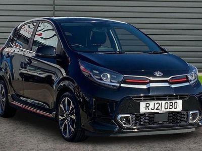 Used Kia Picanto GT-Line 101 HP (74 kW) 2021 Black Hatchback