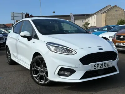 Used Ford Fiesta ST-Line 95 HP (69 kW) 2021 White Hatchback