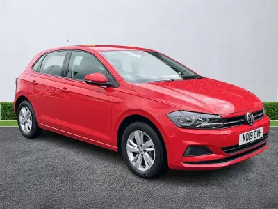 Used VW Polo Edition 95 HP (69 kW) 2019 Red Hatchback