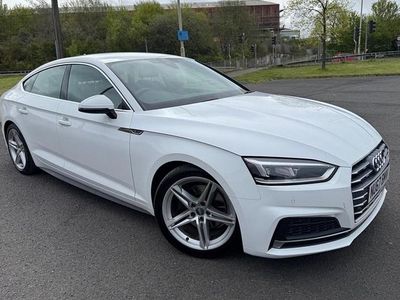 Used Audi A5 Sportback S-Line 150 HP (110 kW) 2017 White Hatchback