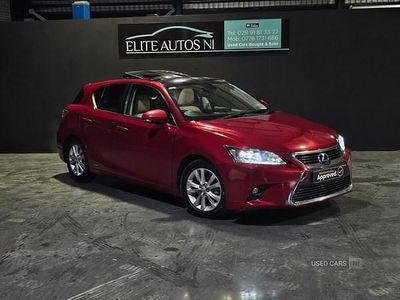 Red Used 2016 Lexus CT200h Hatchback | £13,495 (Expensive)