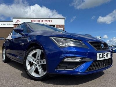 Begagnad Seat Leon FR 130 HK (95 kW) 2019 Blå Halvkombi