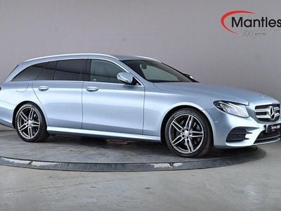 Used Mercedes E220 AMG line 194 HP (142 kW) 2017 Silver Estate