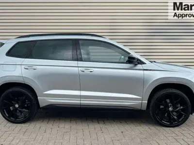 Used Skoda Karoq SportLine 150 HP (110 kW) 2023 Silver SUV