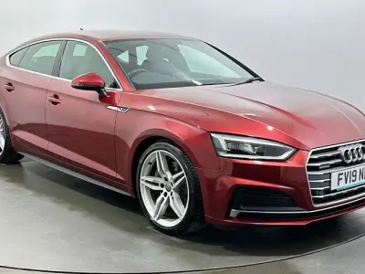 Used Audi A5 Sportback S-Line 245 HP (180 kW) 2019 Red Hatchback