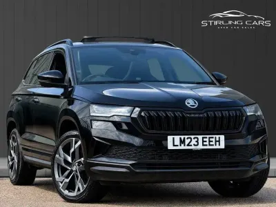 Used Skoda Karoq SportLine 190 HP (139 kW) 2023 Black SUV