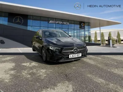 Usado Mercedes A200 AMG Line Premium 163 HP (119 kW) 2023 Preto Citadino
