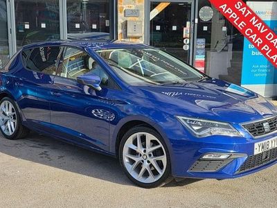 Used Seat Leon FR 125 HP (91 kW) 2018 Blue Hatchback