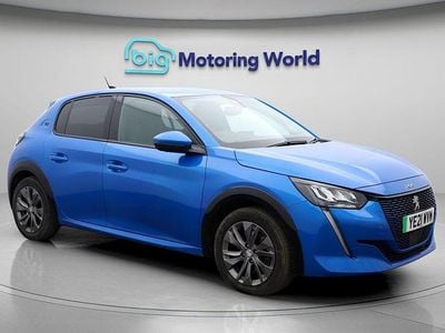 Used Peugeot e-208 Allure Premium 100 kW (136 HP) 2021 Blue Hatchback