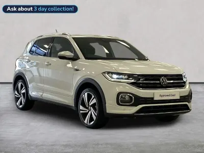 Usado VW T-Cross R-line 110 HP (80 kW) 2021 Branco SUV