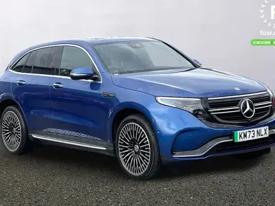 Used Mercedes EQC400 AMG line 300 kW (408 HP) 2023 Blue SUV