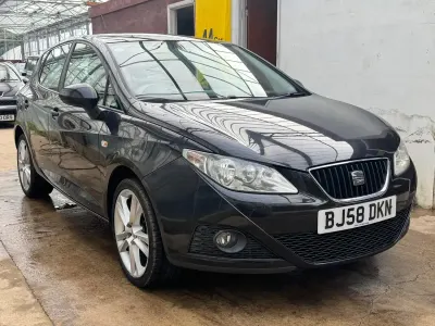 Used Seat Ibiza Sport 85 HP (62 kW) 2008 Black Hatchback