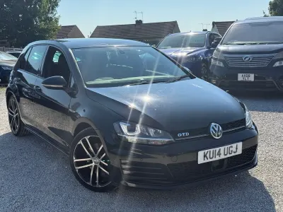 Used VW Golf VII GTD 181 HP (133 kW) 2014 Black Hatchback